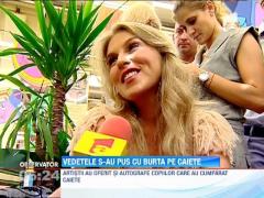 Caiete pentru elevi cu poze ale artistilor romani pe coperta