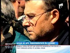 Ucisa de ape, inmormantata in lacrimi