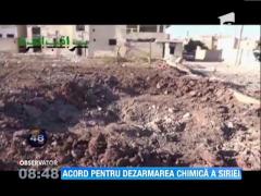 Acord pentru dezarmarea chimica a Siriei