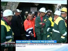Rosia Montana, proteste pro si contra