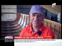 Un constantean construieste cea mai mare barca din Romania