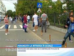 Examene mai multe si perchezitii corporale, pentru elevi in noul an scolar