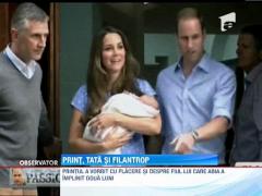 Printul William, tata si filantrop