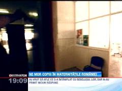 Bebelusii mor in maternitati! Colegiul Medicilor aplica doar sanctiuni minime
