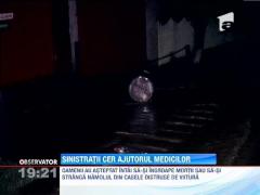 Parintii fetitei ucisa de viitura au ajuns la spital cu atac de panica