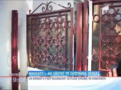 Cutitarul ucigas din Constanta, ridicat de mascati