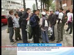 Parlamenatrii vor sa transforme prima zi de scoala in zi de vacanta pentru parinti