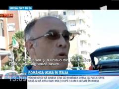Moarte violenta a unei romance in Italia