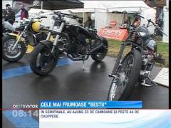 Zeci de camioane si choppere unice s-au intrecut la un concurs de frumusete, la Targu Mures