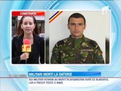 Militari morti la datorie, in Afganistan