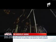 504 suluri de hartie igienica pentru un videoclip