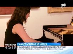 Pianista romanca, nominalizata la premiile Women of the Future