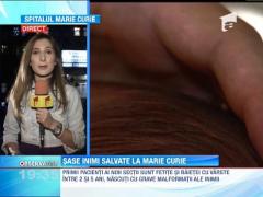 Cinci inimi mici bat din nou la Spitalul "Marie Curie"