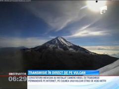 Eruptiile vulcanice din Mexic, live pe Internet