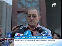 Un detinut a incercat sa-si zilele de fata cu magistratii