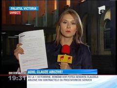 "Arme" impotriva abuzurilor contractuale