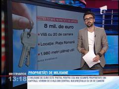 Opt milioane de euro, pretul pentru cea mai scumpa proprietate din Bucuresti