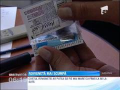 Pretul rovignetei ar putea creste cu pana la 66%