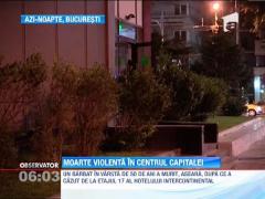 Un barbat a cazut de la etajul al 17-lea al Hotelului Intercontinental. A murit pe loc