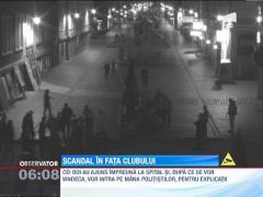 Scandal cu un pistol cu bile de cauciuc, in fata unui club din Brasov