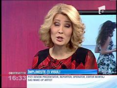 Cursuri de prezentator, reporter, editor montaj sau make-up artist la Intact Media Academy