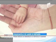 Traian Basescu a postat pe Facebook poze cu nepotica