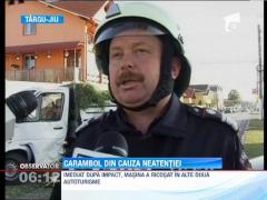Carambol din cauza neatentiei