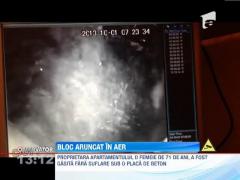 Un bloc din Resita aruncat in aer