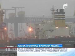 Furtuna de gradul 8 pe Marea Neagra