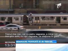 Nenorocire provocata de un tren fara conductor si fara pasageri in Chicago