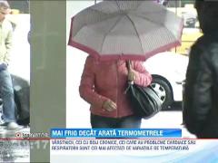 Vantul amplifica senzatia de frig