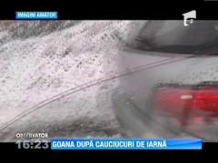 Aglomeratie la service-uri! Soferii si-au montat cauciucuri de iarna