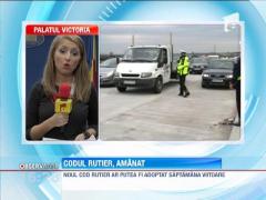 Adoptarea noului Cod Rutier a fost amanata de Guvern