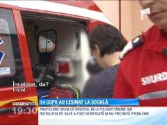 Prahova: 14 copii au lesinat la scoala