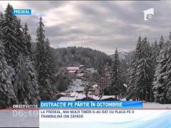 Sezonul de snowboard a inceput pe partia Clabucet, din Predeal