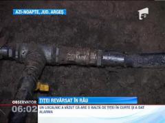 Raul Teleorman, poluat cu sute de litri de titei