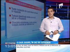 Sfaturi in caz de cutremur