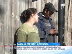 Brasov: Sansa la educatie, suspendata pentru 16 copii din localitatea Crizbav