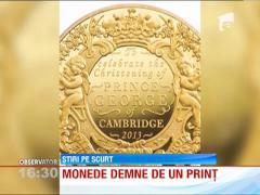 Printul George va avea propria colectie de monede