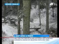 La munte este iarna in toata regula