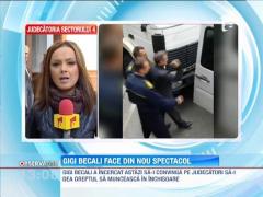 Gigi Becali a facut spectacol in sala de judecata