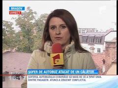 Brasov: Un sofer de autobuz a fost atacat de un calator