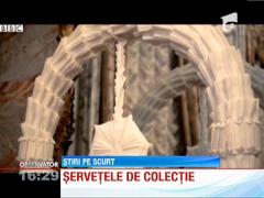 Servetelele, opere de arta in mainile unui artist spaniol