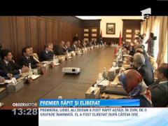 Premierul Libiei, Ali Zeidan, eliberat dupa ce a fost rapit de o grupare inarmata