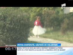Fetita disparuta din Satu Mare, cautata de voluntari