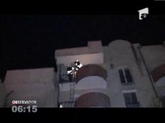 Gherla: Un batran cu probleme de sanatate, salvat de pompieri prin geamul apartamentului