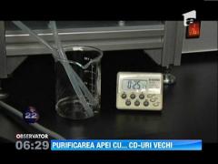 CD-urile vechi ar putea fi folosite la epurarea apelor menajere uzate