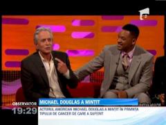 Michael Douglas a mintit in privinta tipului de cancer, de teama sa nu ramana fara roluri