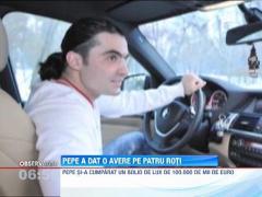 Pepe si-a completat colectia de masini de lux cu un super bolid