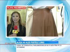 Fusta scurta si rochiile mulate, interzise definitiv, in Parlament